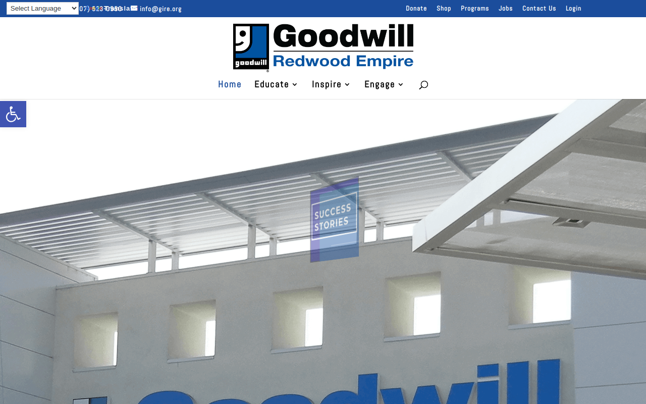 Goodwill website preview