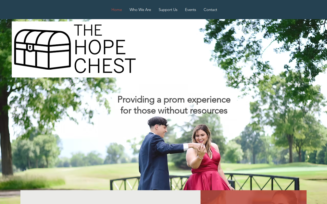 Hope Chest website preview