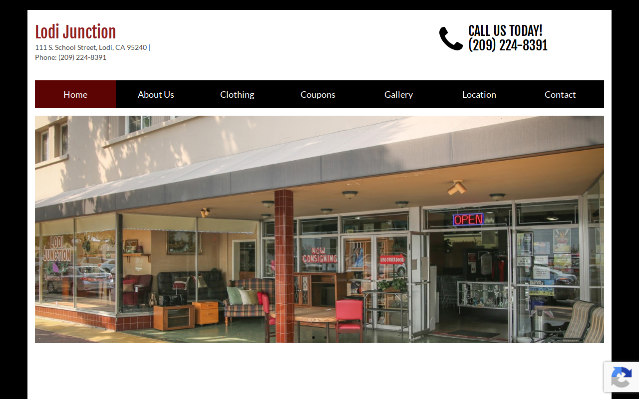 Lodi Junction website preview