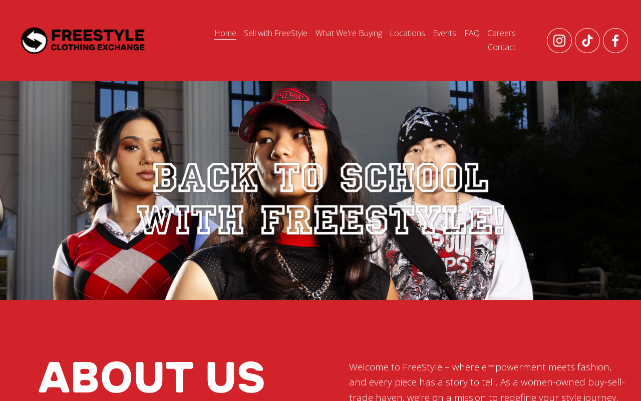 FreeStyle Clothing Exchange website preview