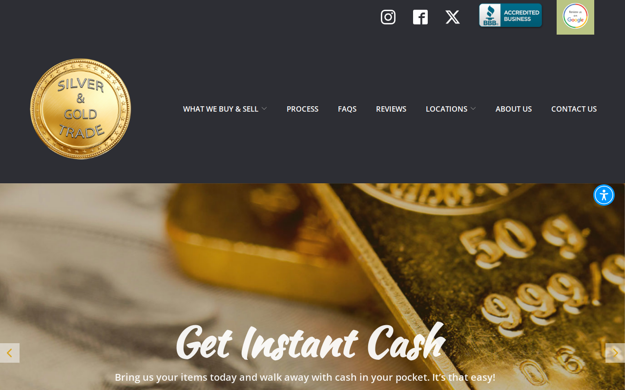 Chico Coin & Jewelry website preview
