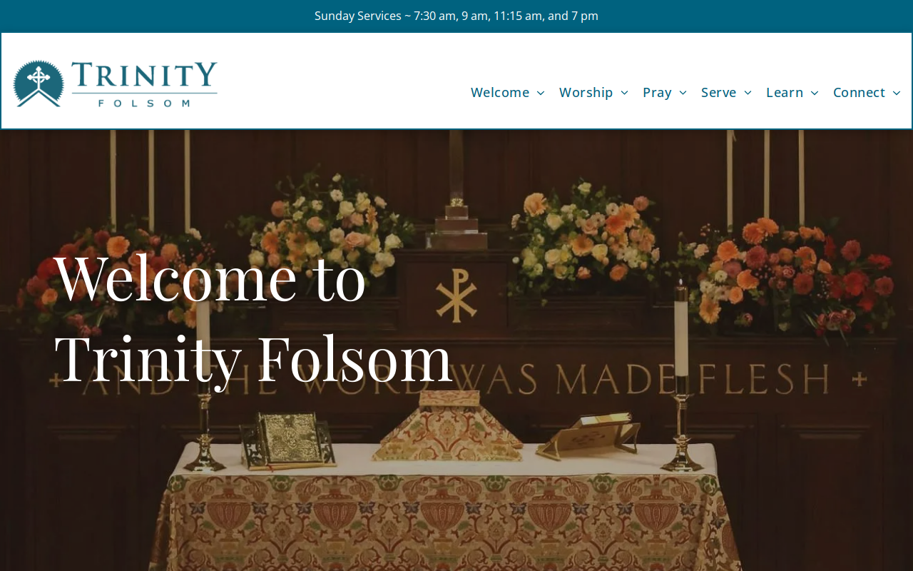 Trinity Thrift Shop website preview