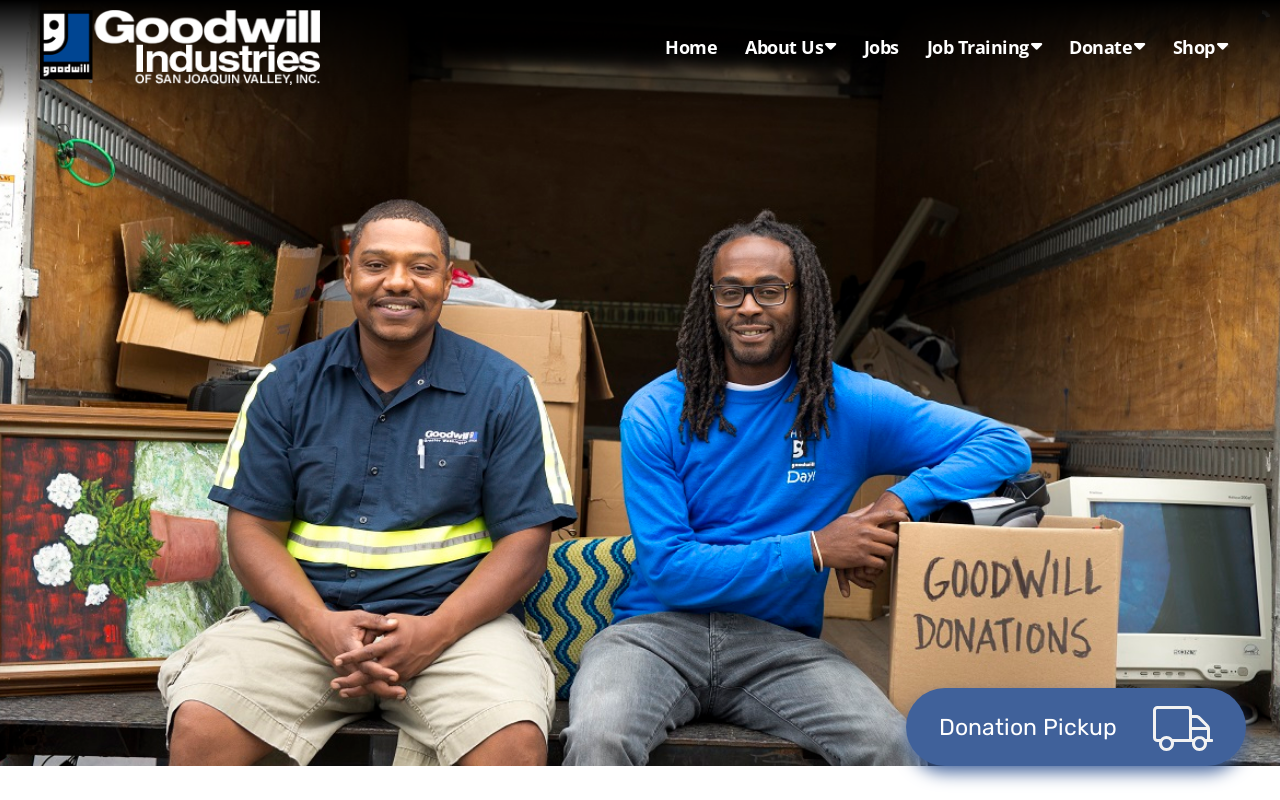 Goodwill website preview