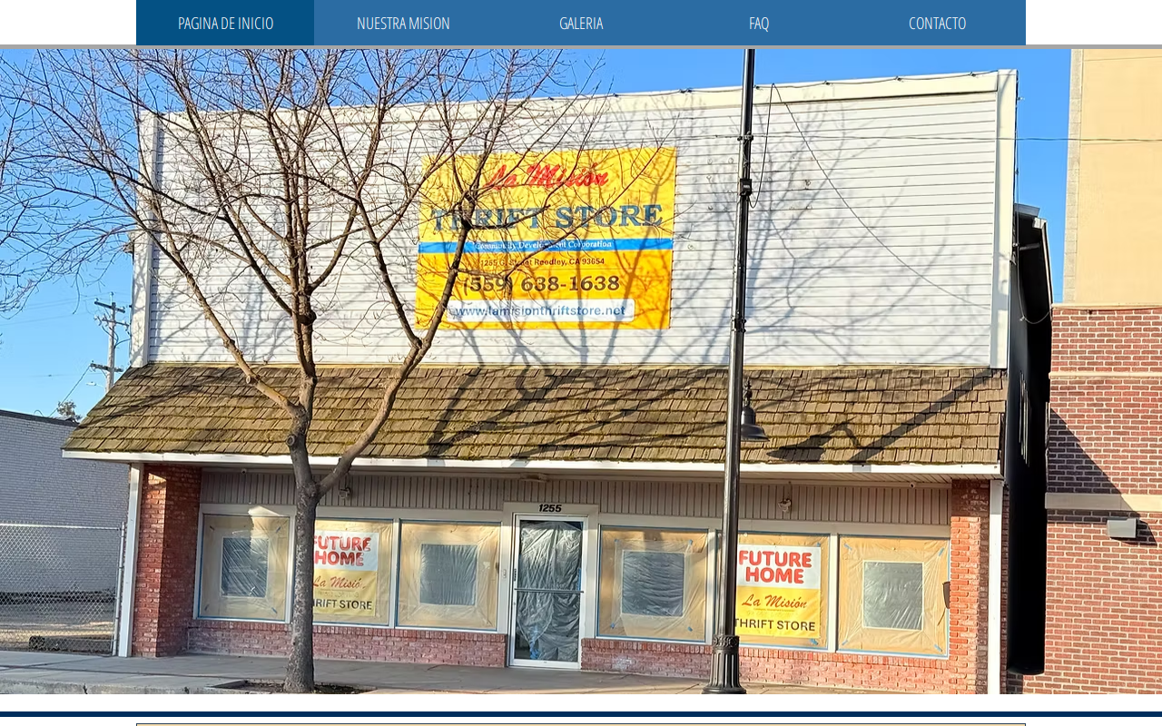 La Mision Thrift Store website preview