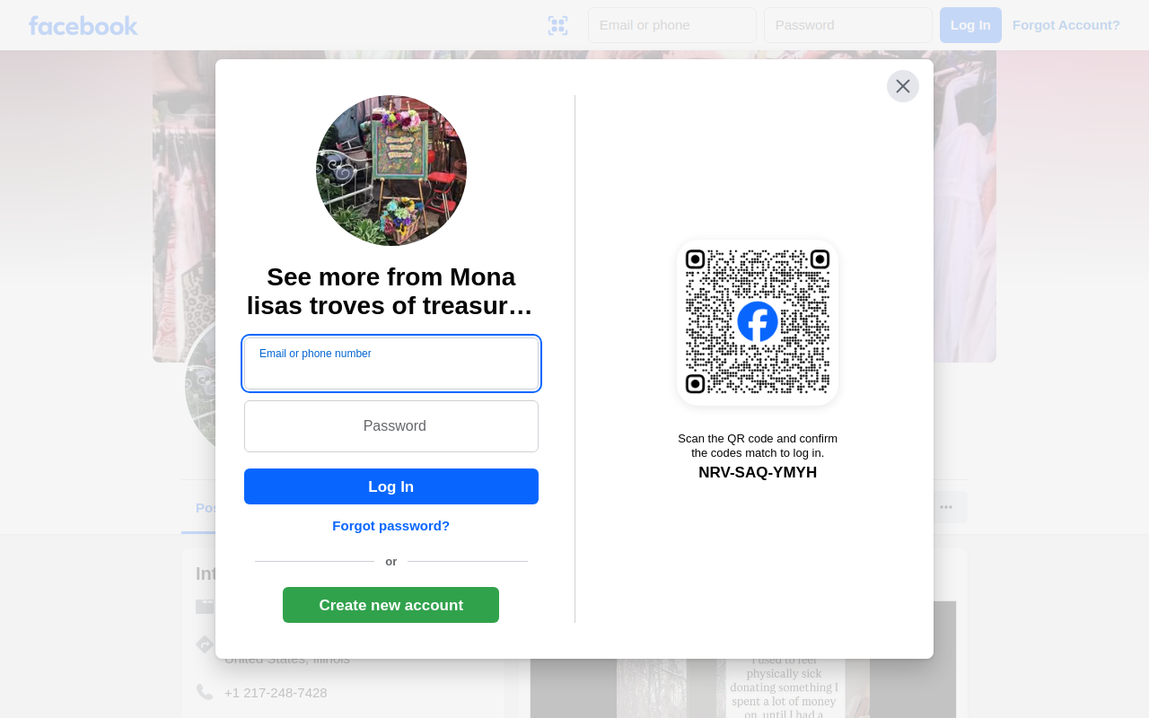 Mona lisas troves  of treasures website preview