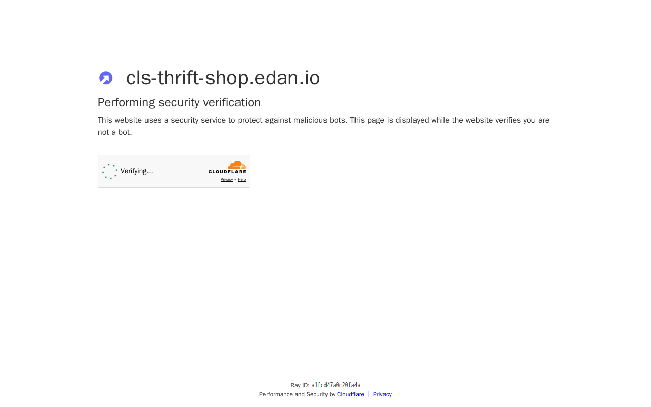 Cls Thrift Shop website preview