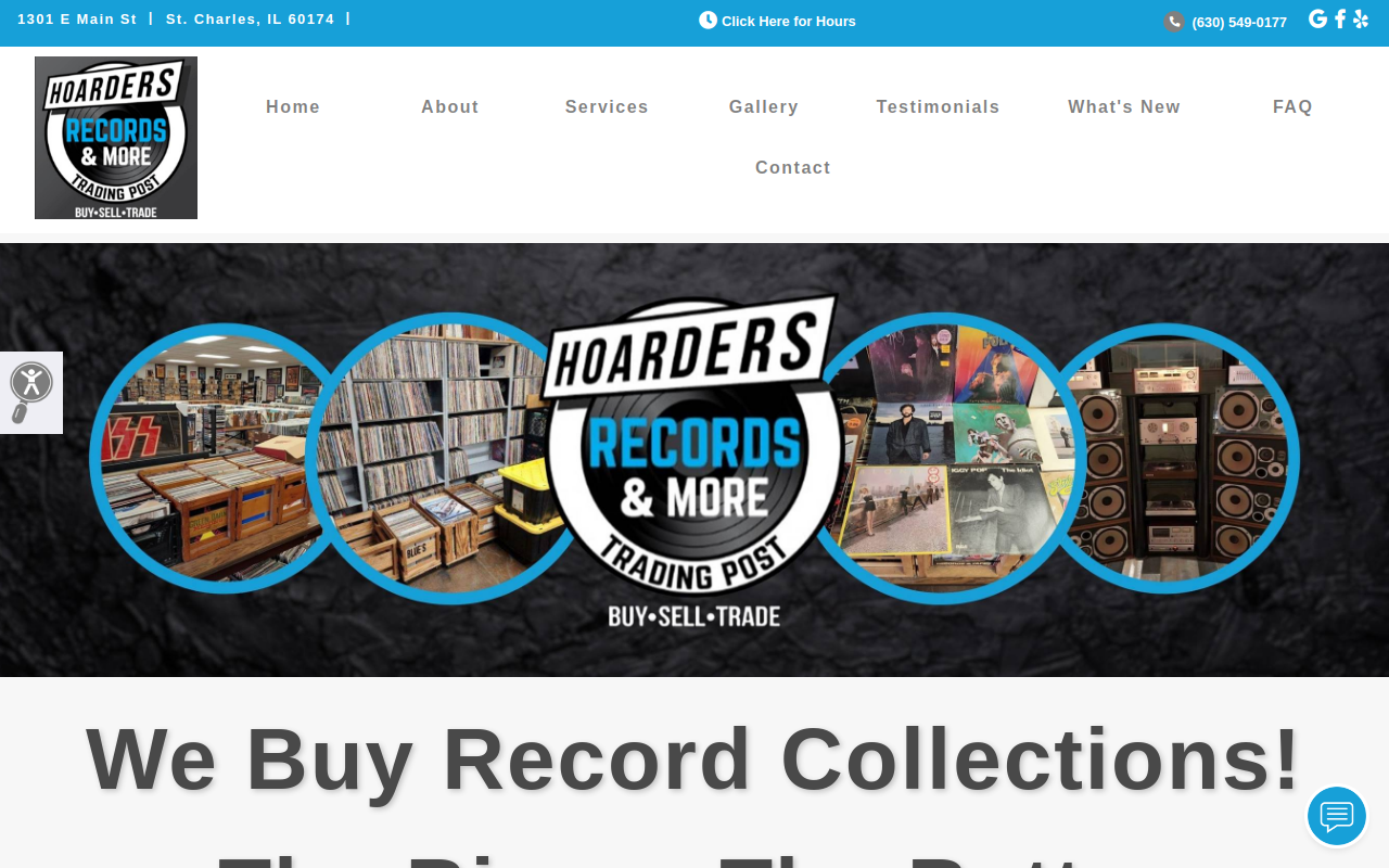 Hoarders Trading Post website preview