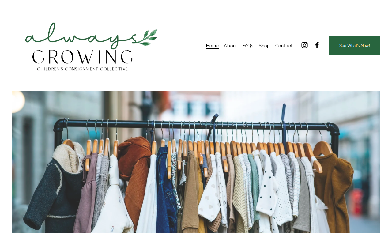 Always Growing website preview