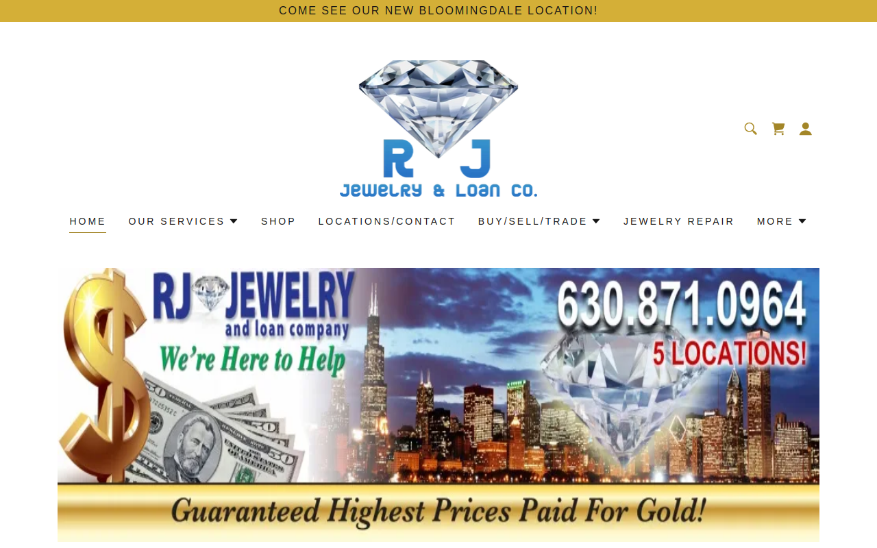 RJ Jewelry and Loan Company website preview
