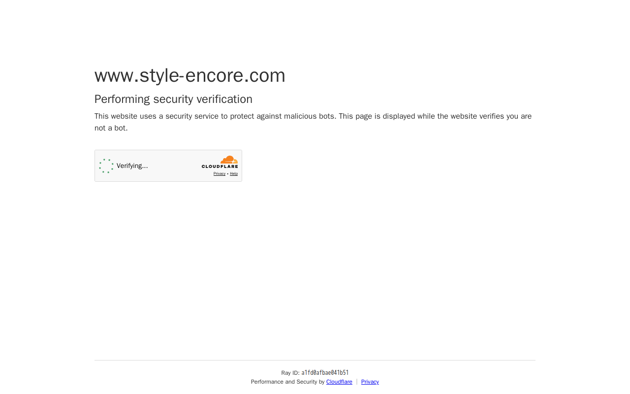 Encore 1 website preview