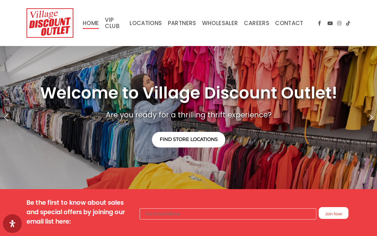 Village Discount Outlet website preview