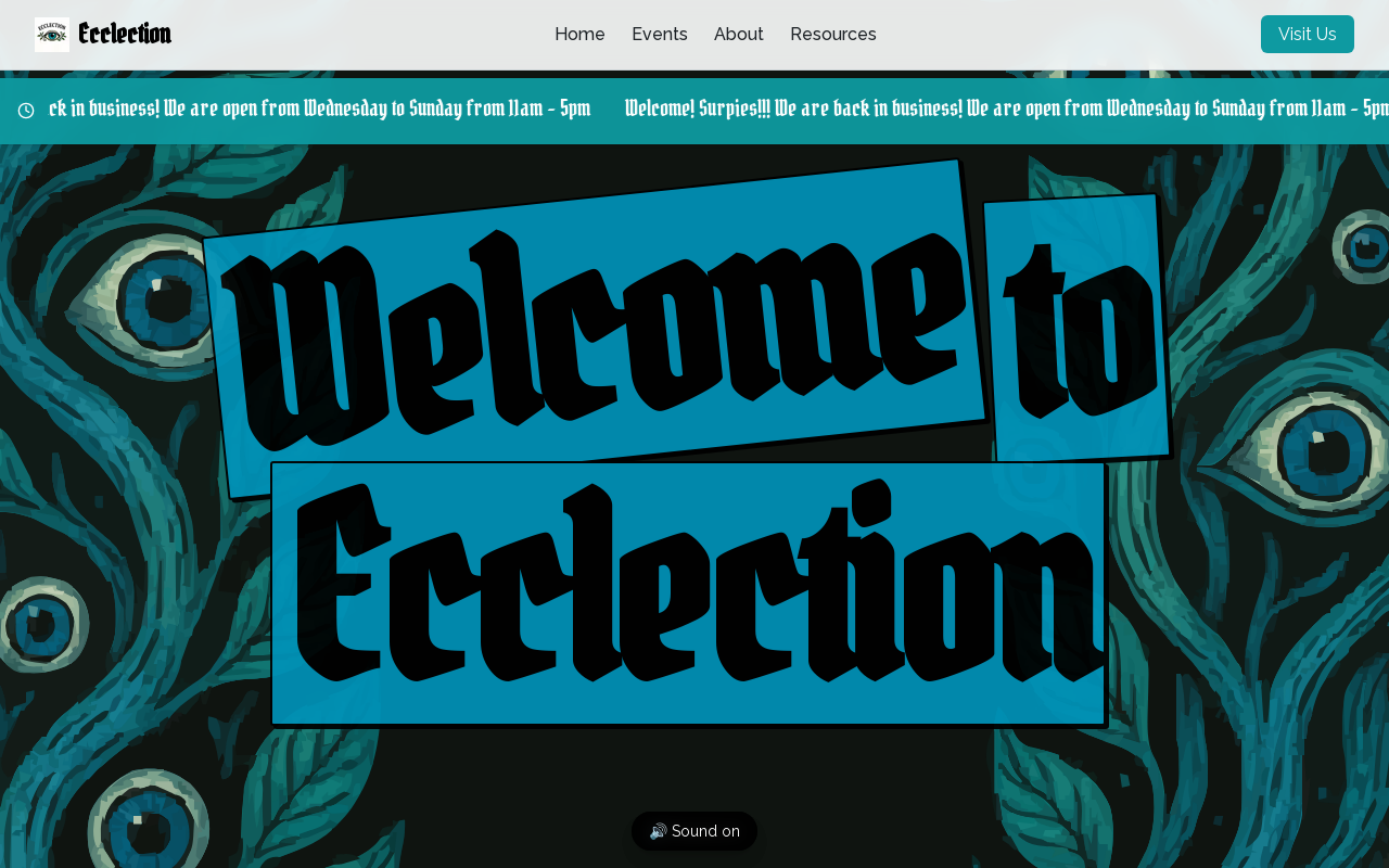 Ecclection website preview