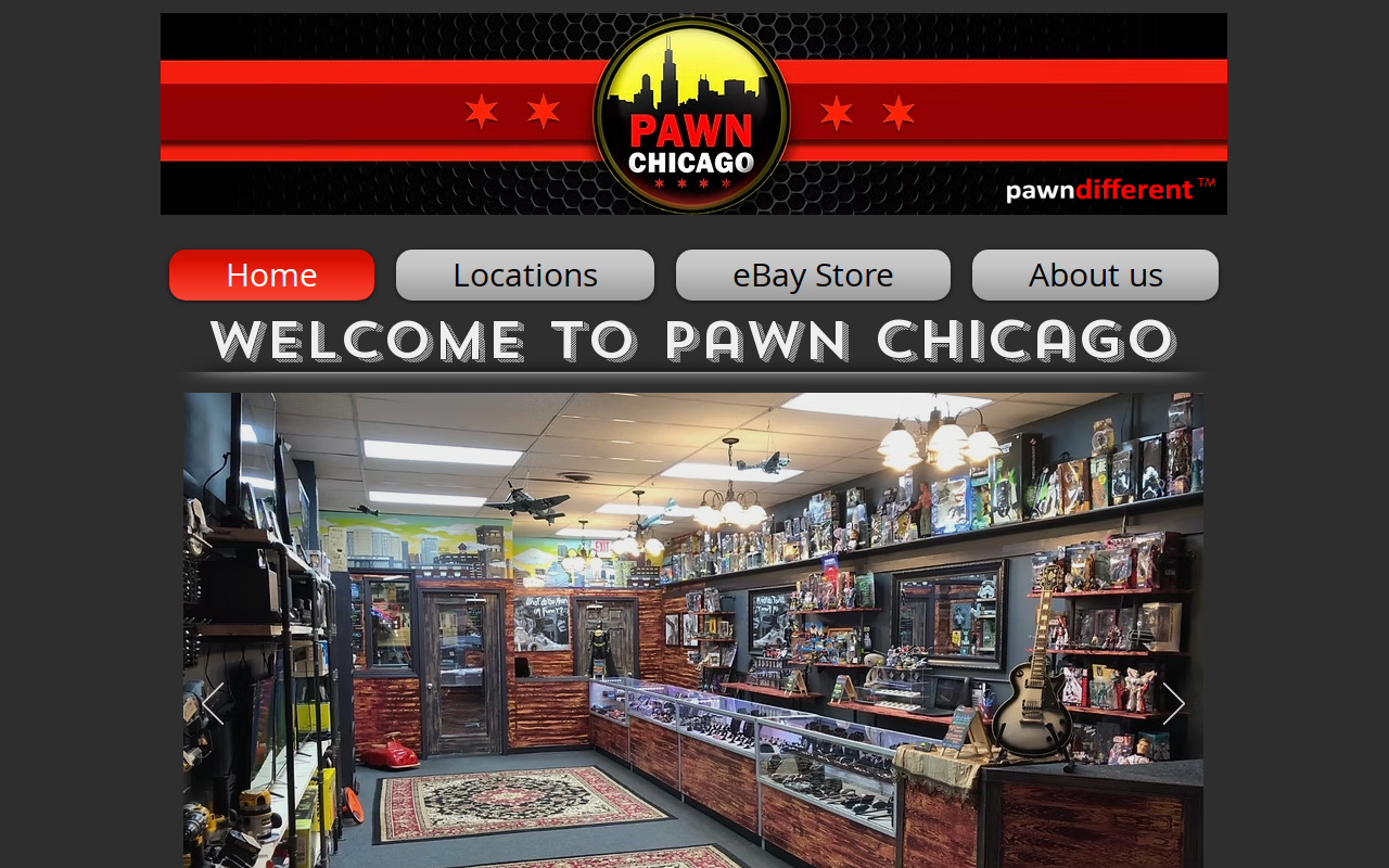 Pawn Chicago website preview