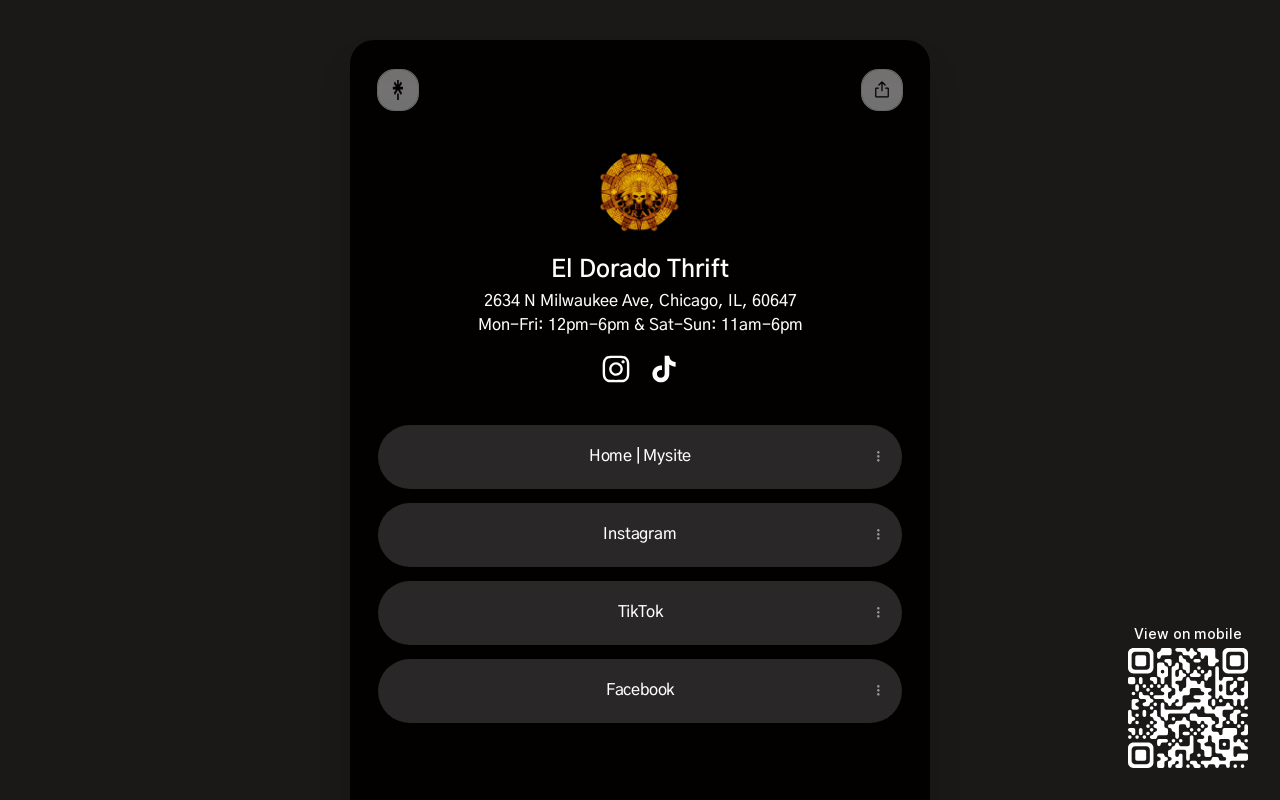 El Dorado website preview