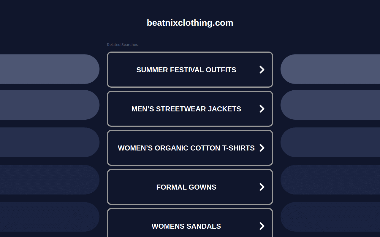 Beatnix website preview