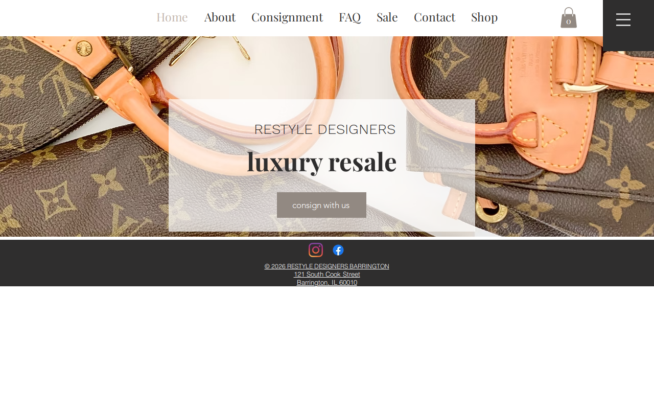 ReStyle Designers of Barrington website preview