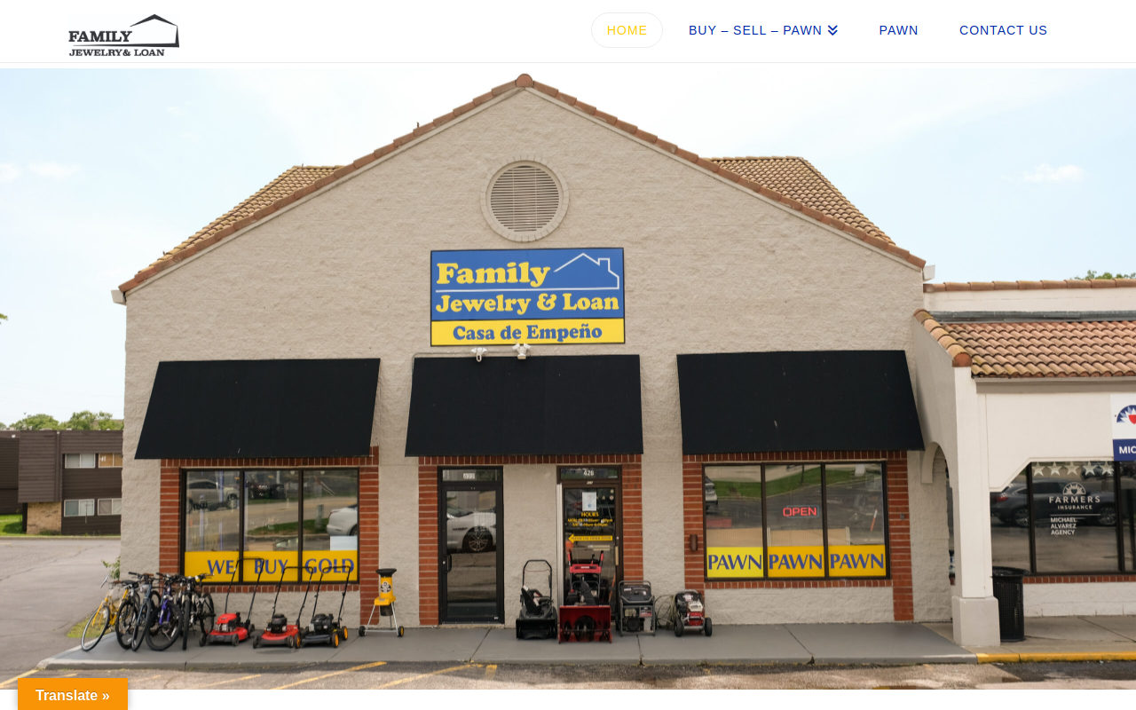 Family Jewelry & Loan website preview