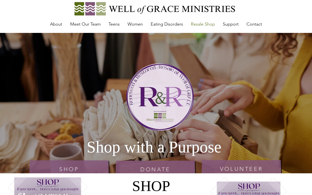 Renewed and Restored Resale website preview