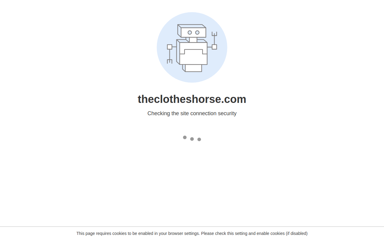 Clothes Horse website preview