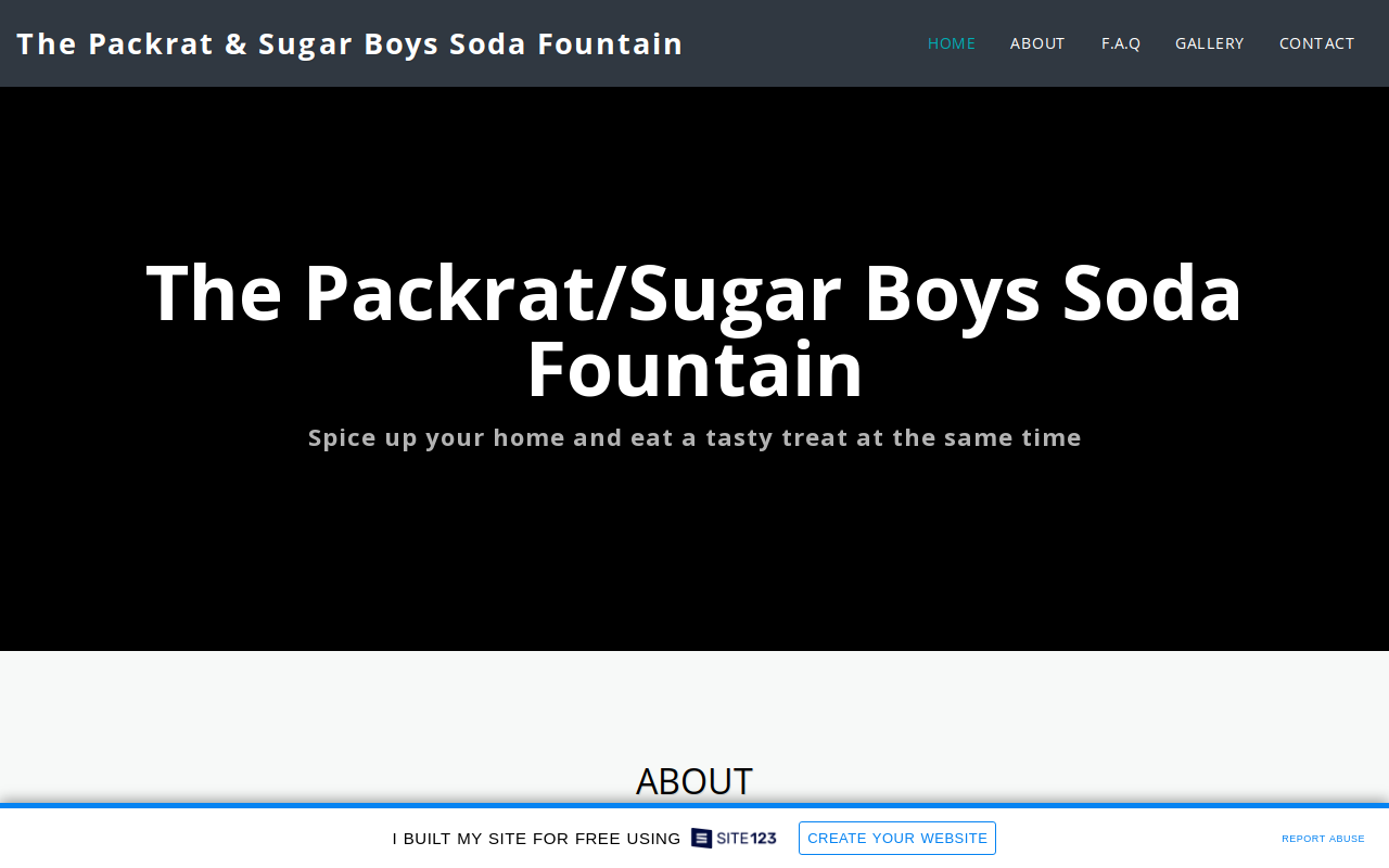Packrat website preview