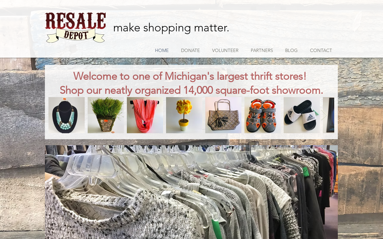 Resale Depot website preview