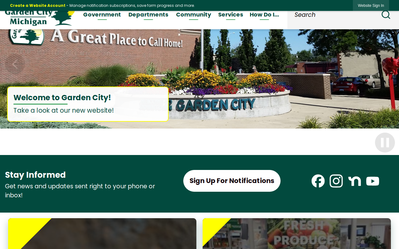 Garden City Thrift Store website preview