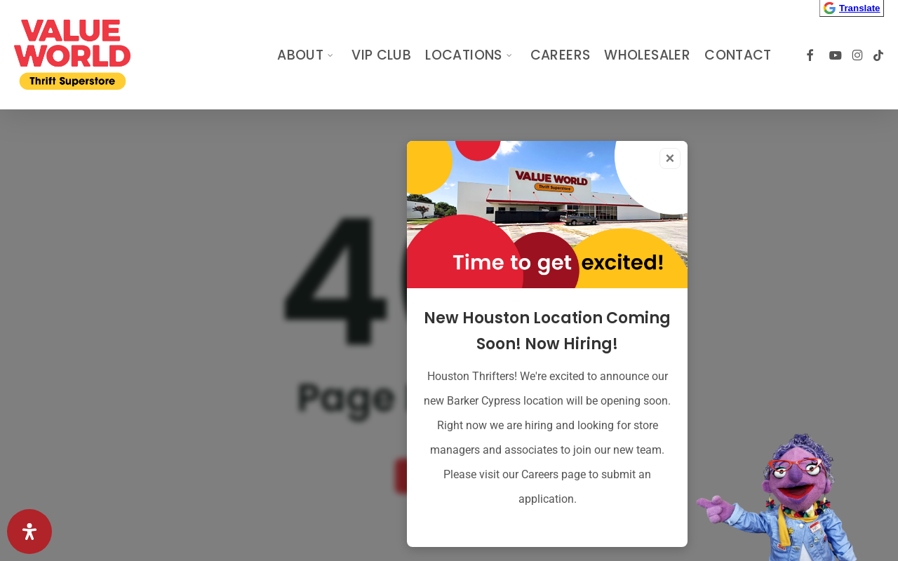 Value World website preview