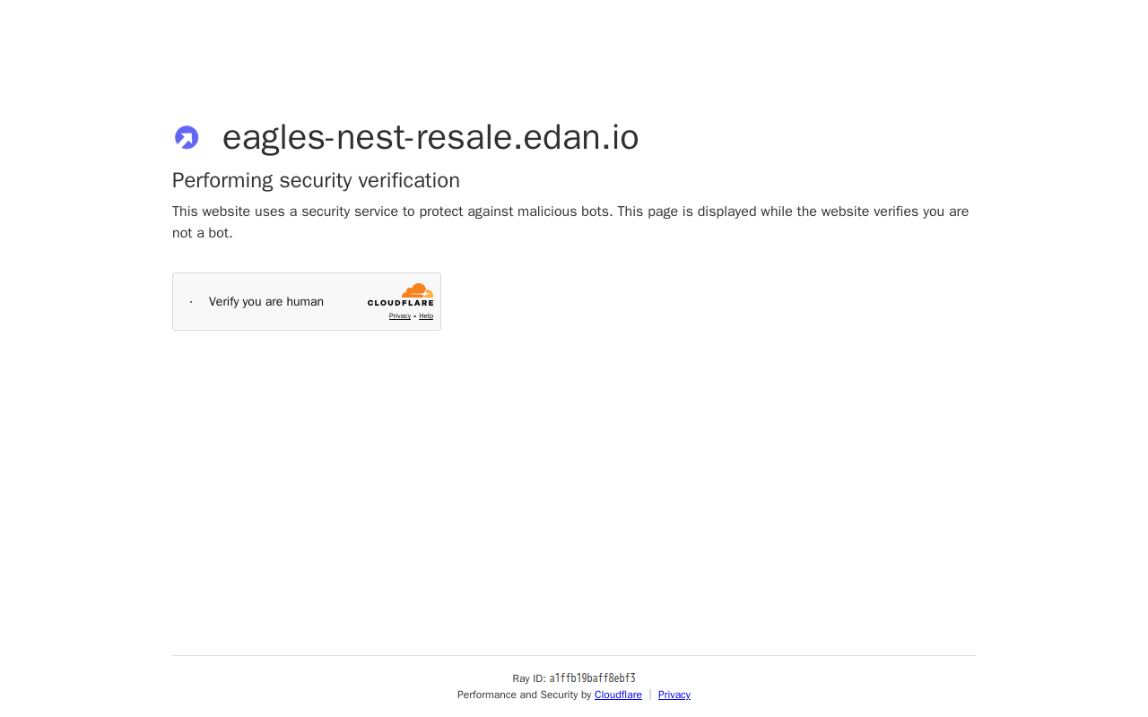 Eagle's Nest Resale website preview