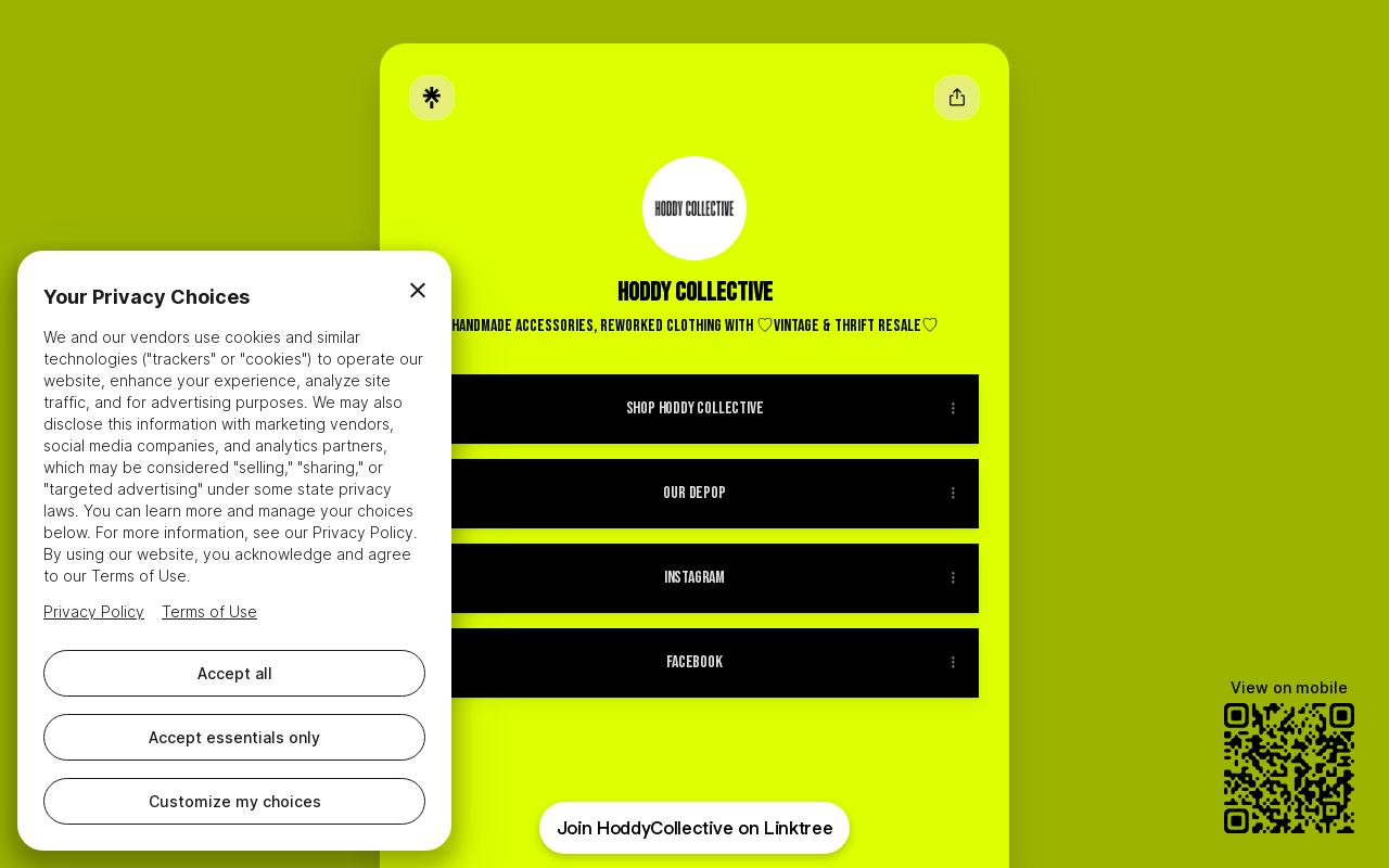 Hoddy Collective website preview