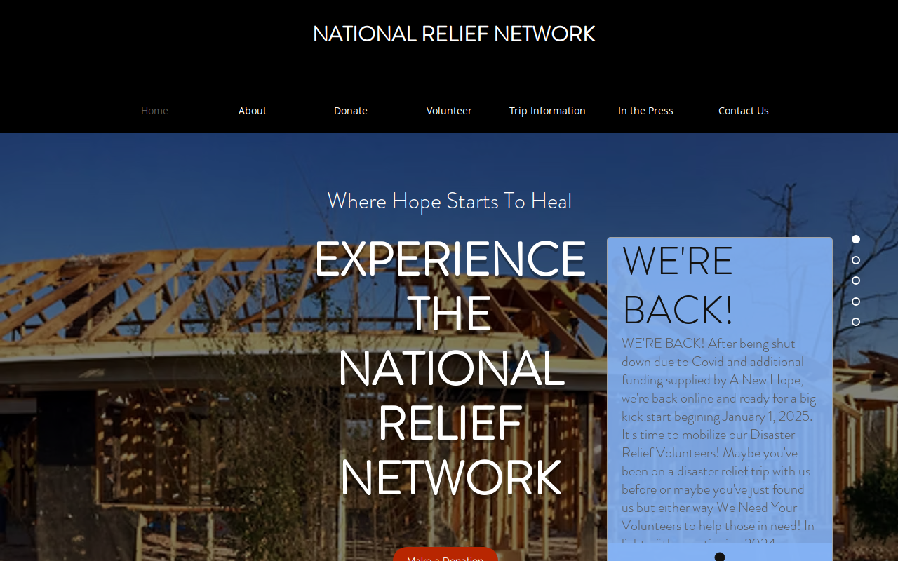 A New Hope website preview
