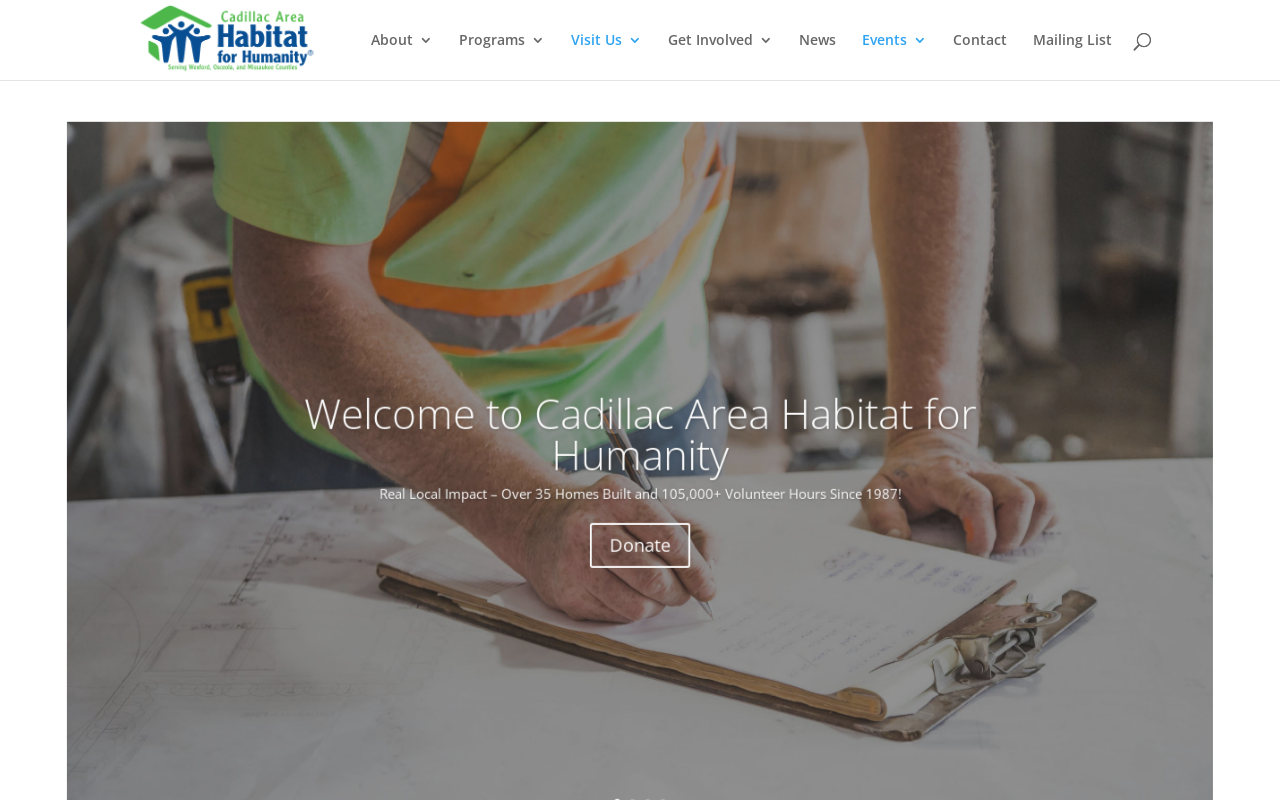 Wexford Osceola Habitat For Humanity Restore website preview