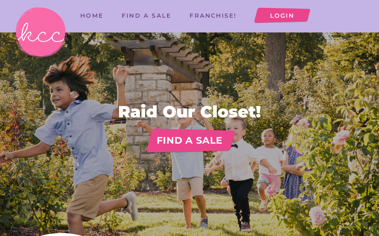 Kid's Closet Connection Macomb County website preview