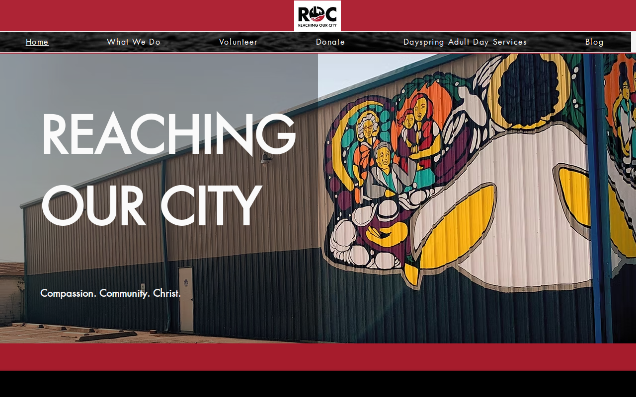 Reaching Our City Resale Shop website preview