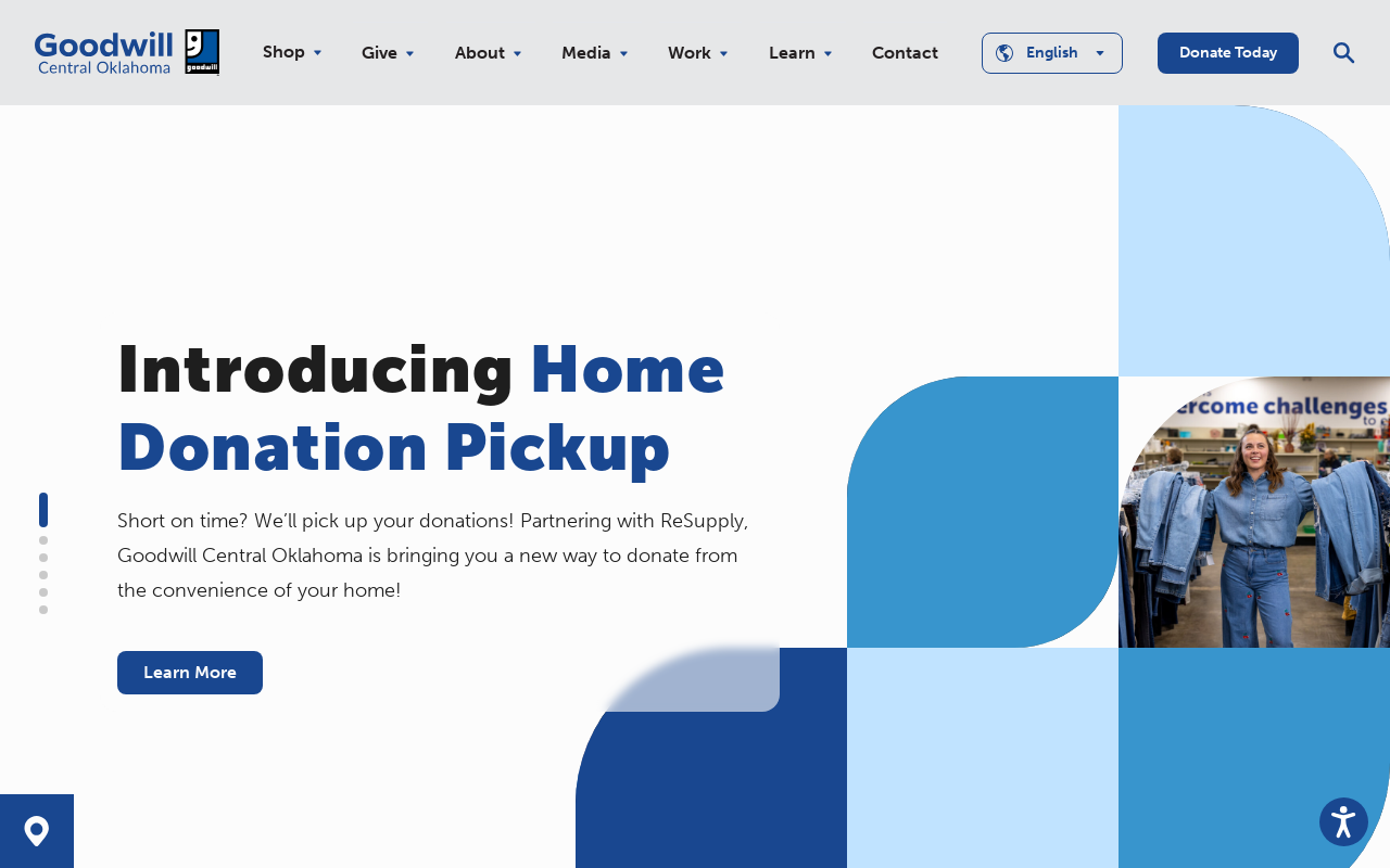 Goodwill website preview