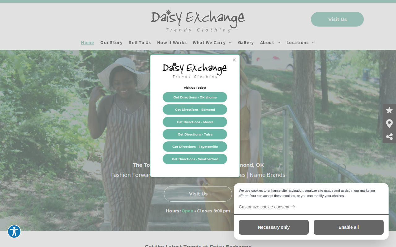Daisy Exchange Weatherford website preview