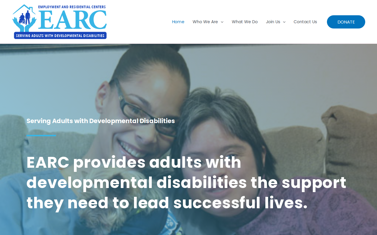 EARC Thrift Shop website preview
