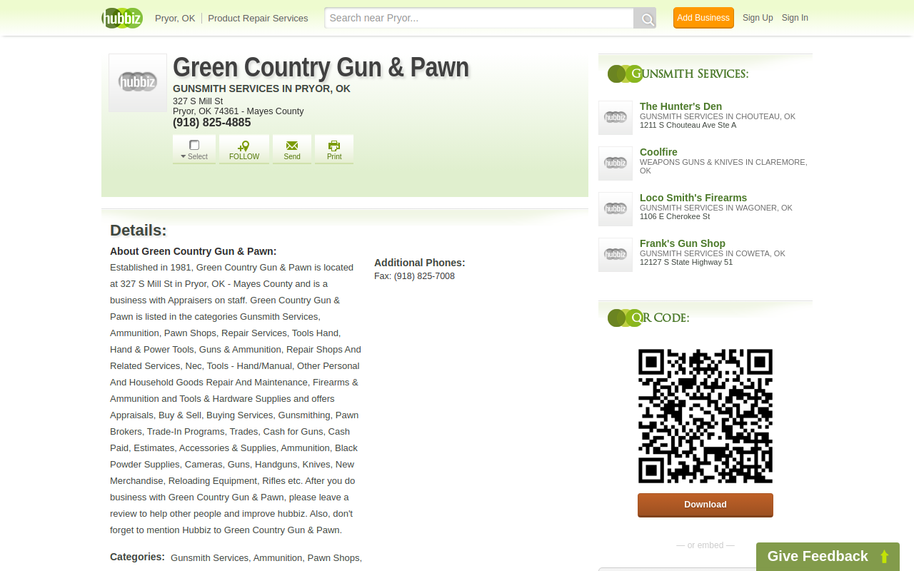 Route 66 Gun & Pawn website preview
