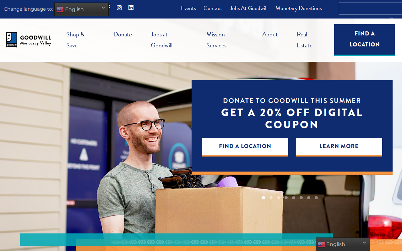 Goodwill website preview