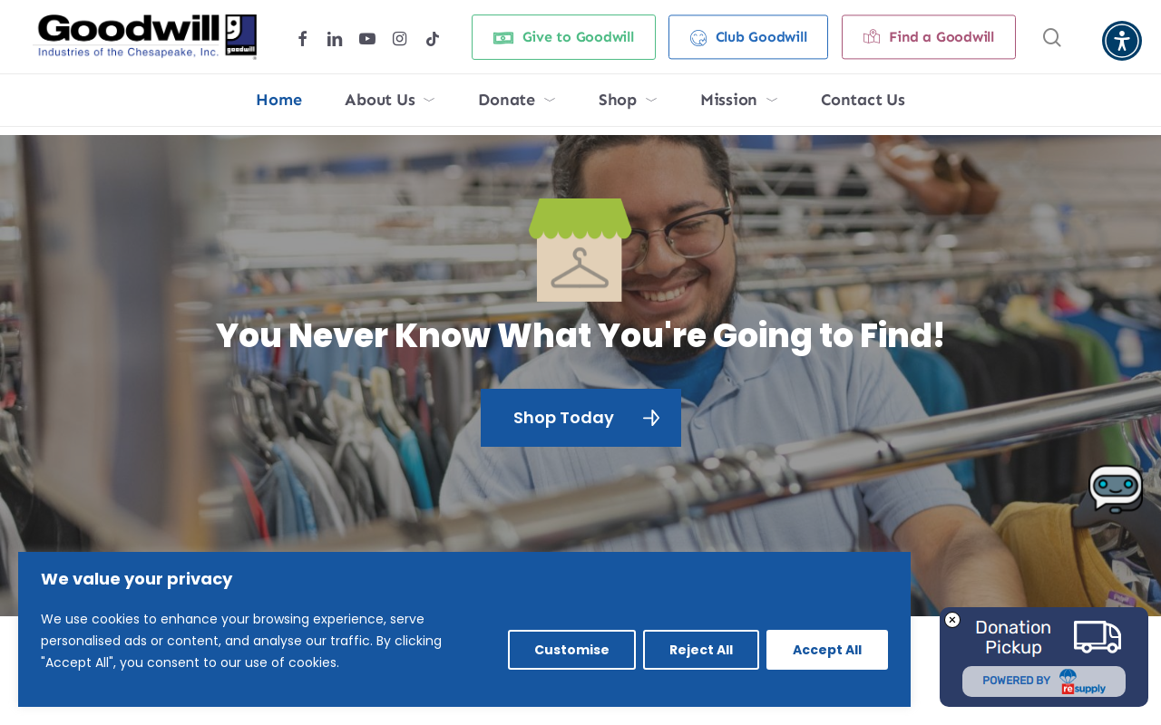 Goodwill website preview
