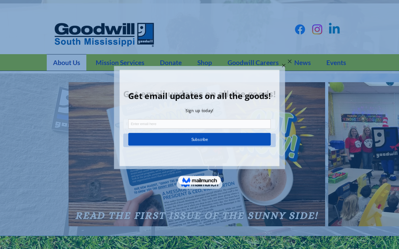 Goodwill website preview