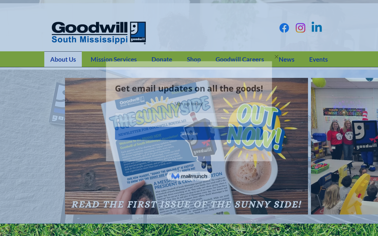 Goodwill website preview