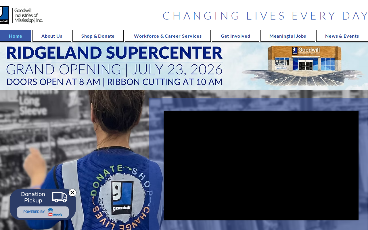Goodwill website preview