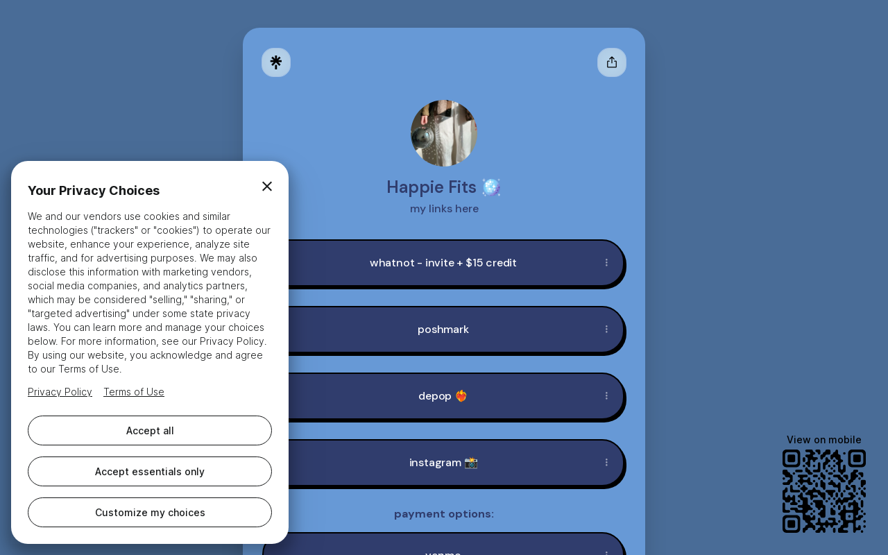 Happie Fits website preview