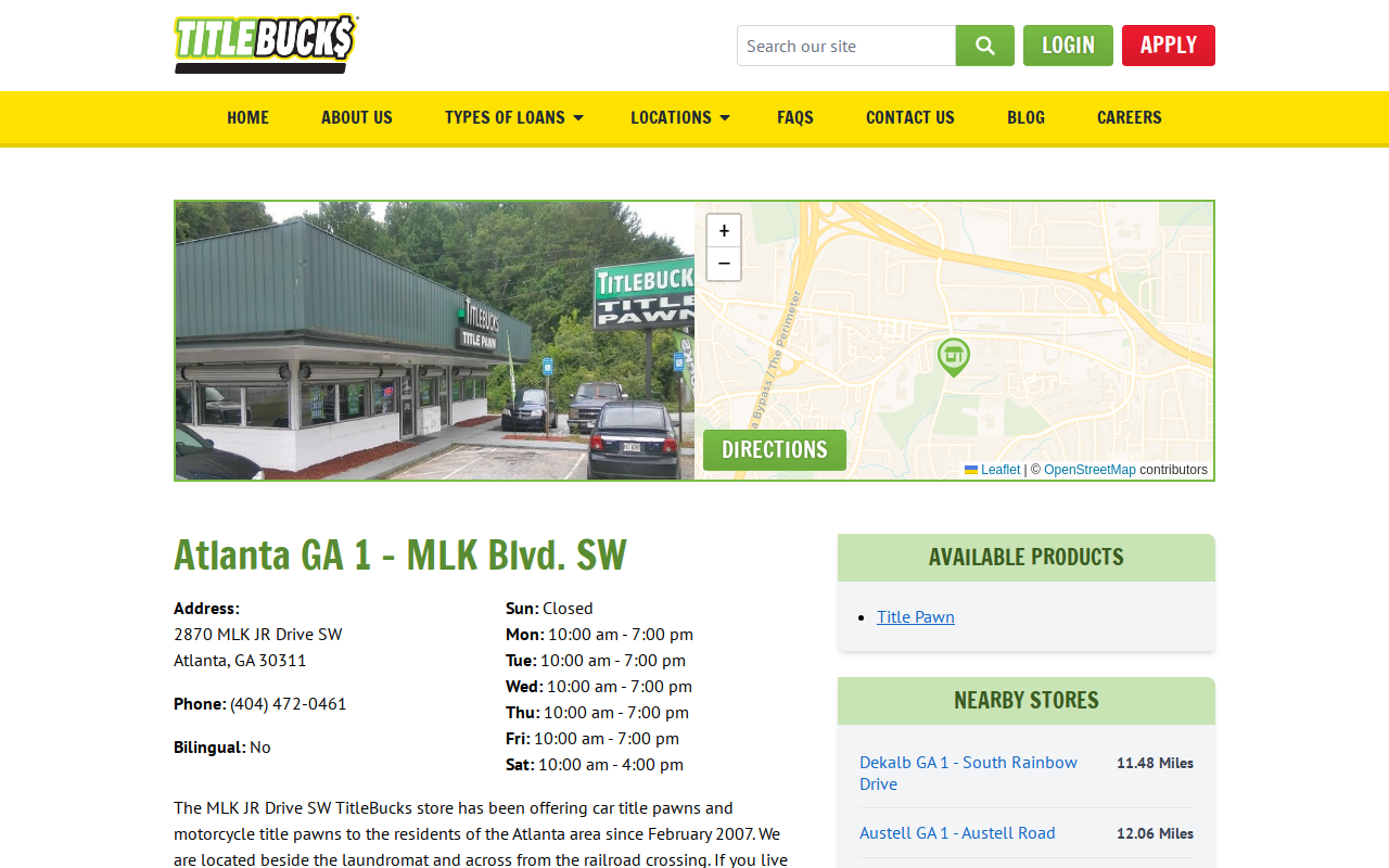 TitleBucks website preview