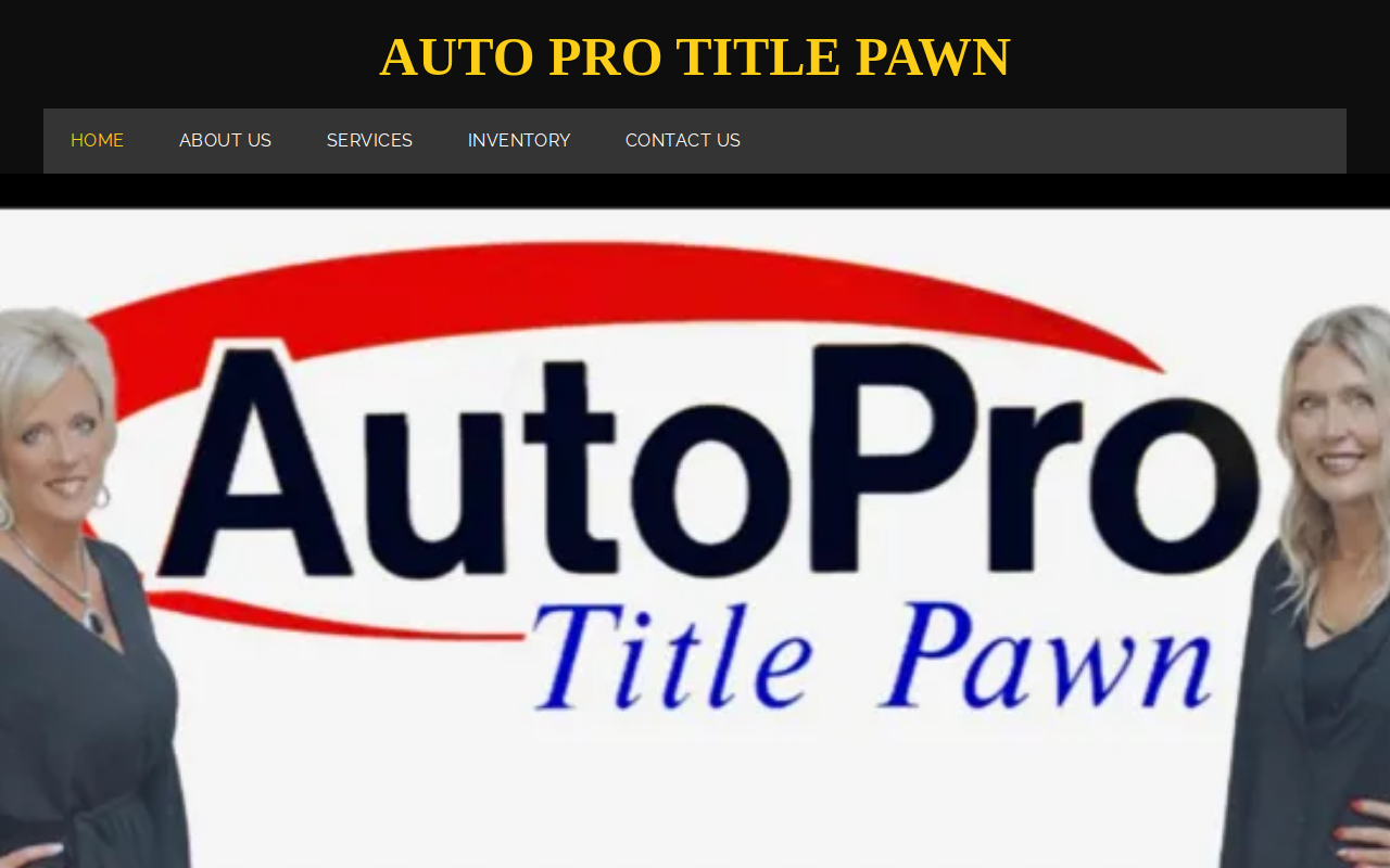 AutoPro Title Pawn website preview