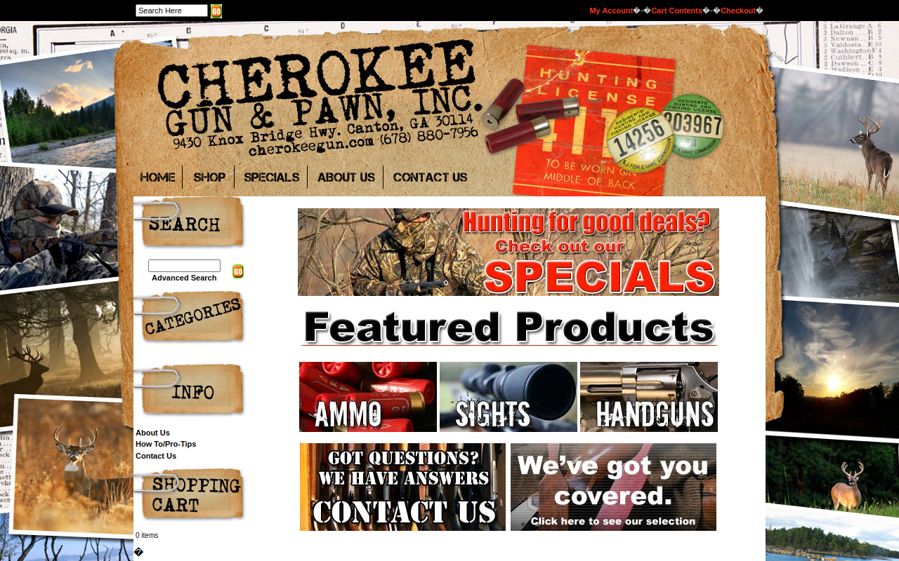 Big Buck$ Gun & Pawn website preview