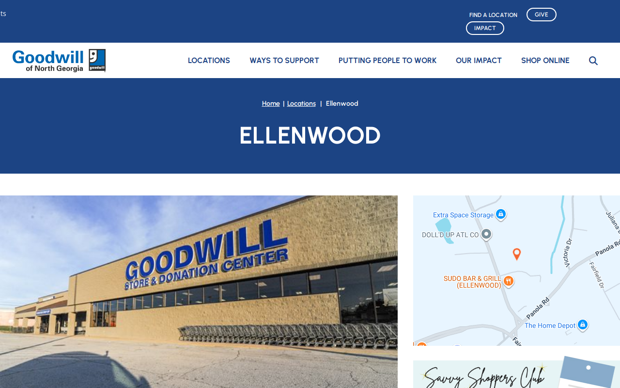 Goodwill Thrift Store & Donation Center website preview