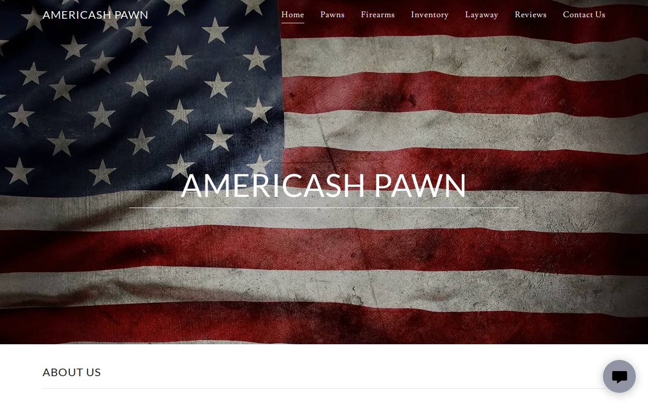 Americash Pawn website preview