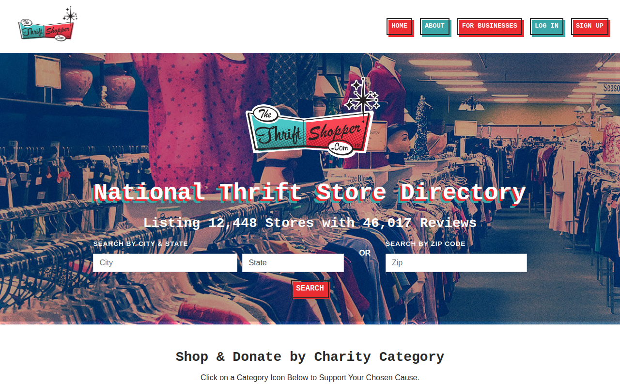 Albany Thrift Store website preview