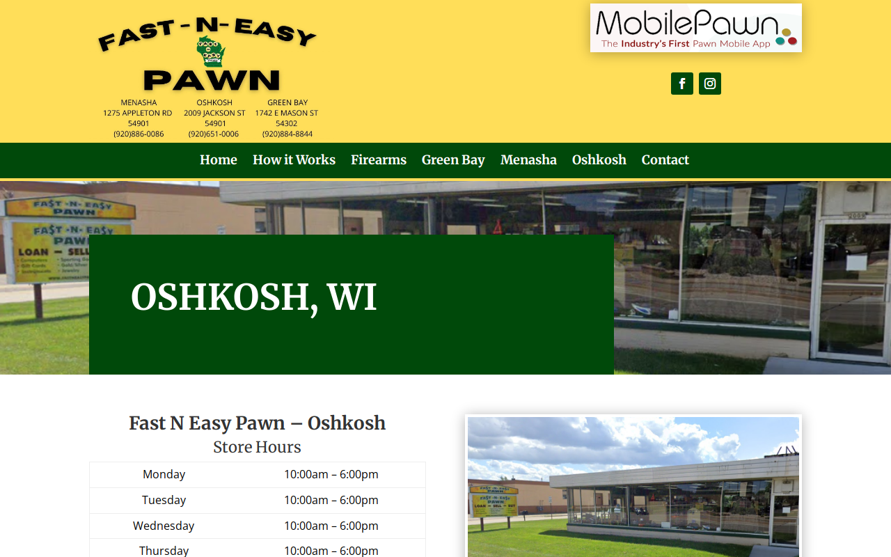 Fastneasypawn website preview